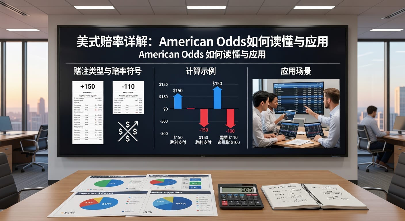 美式赔率 American Odds 详解：计算与应用全攻略